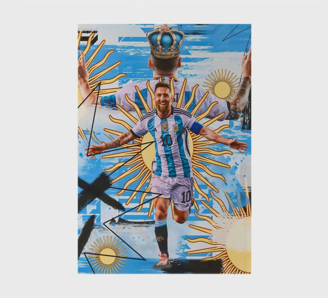 Lionel Messi notebook by Indah Creative