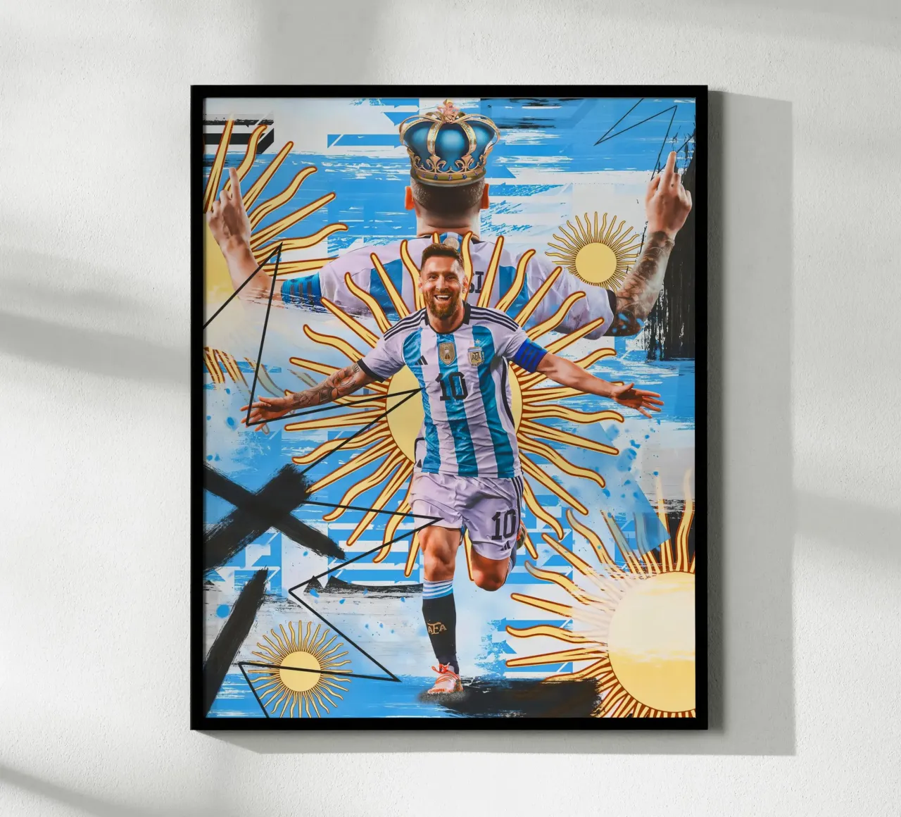 Lionel Messi poster by Indah Creative