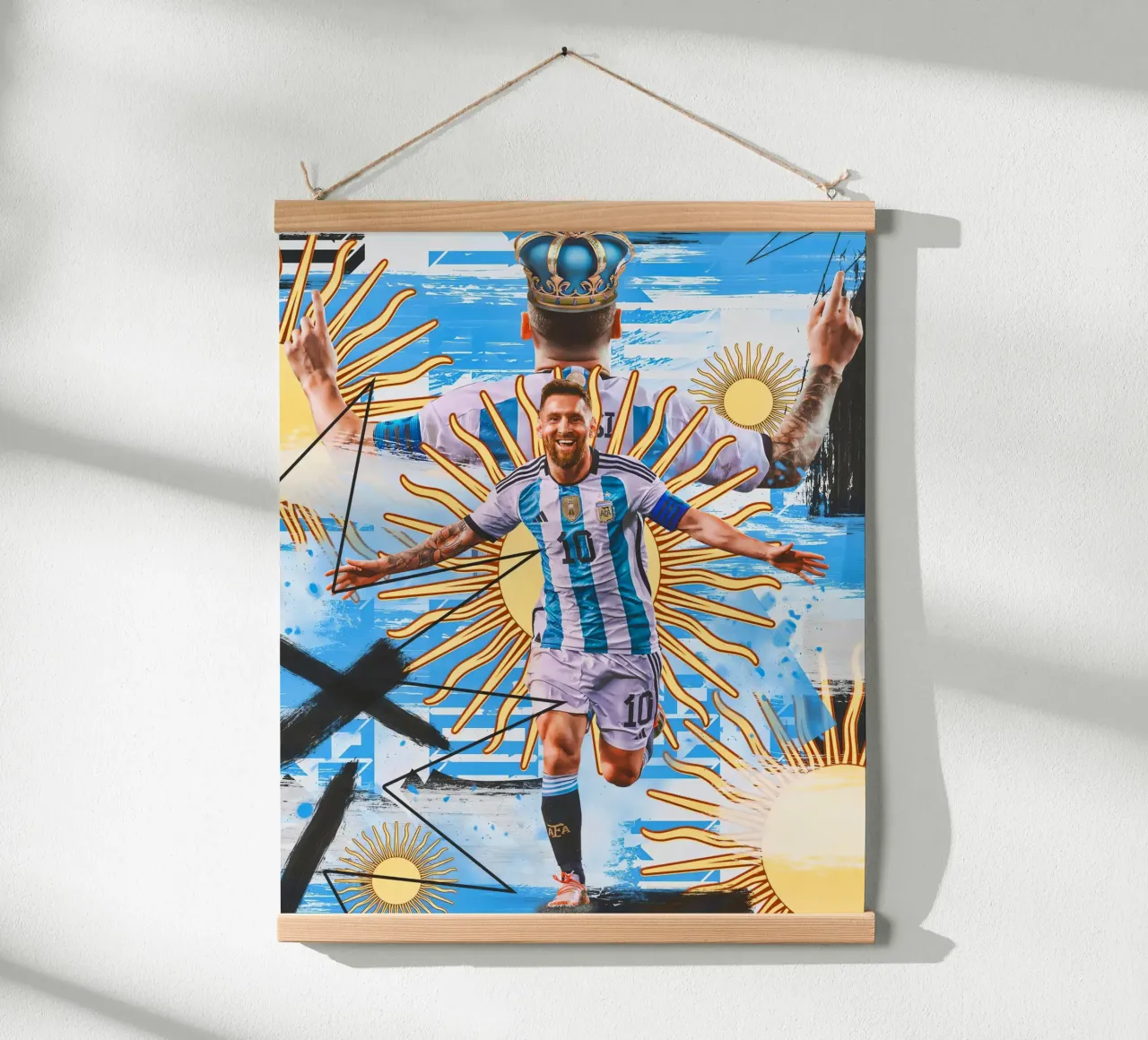 Lionel Messi poster by Indah Creative