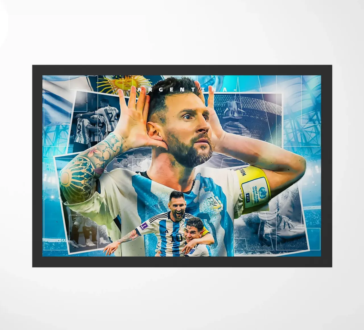 Lionel Messi zerbino da Indah Creative