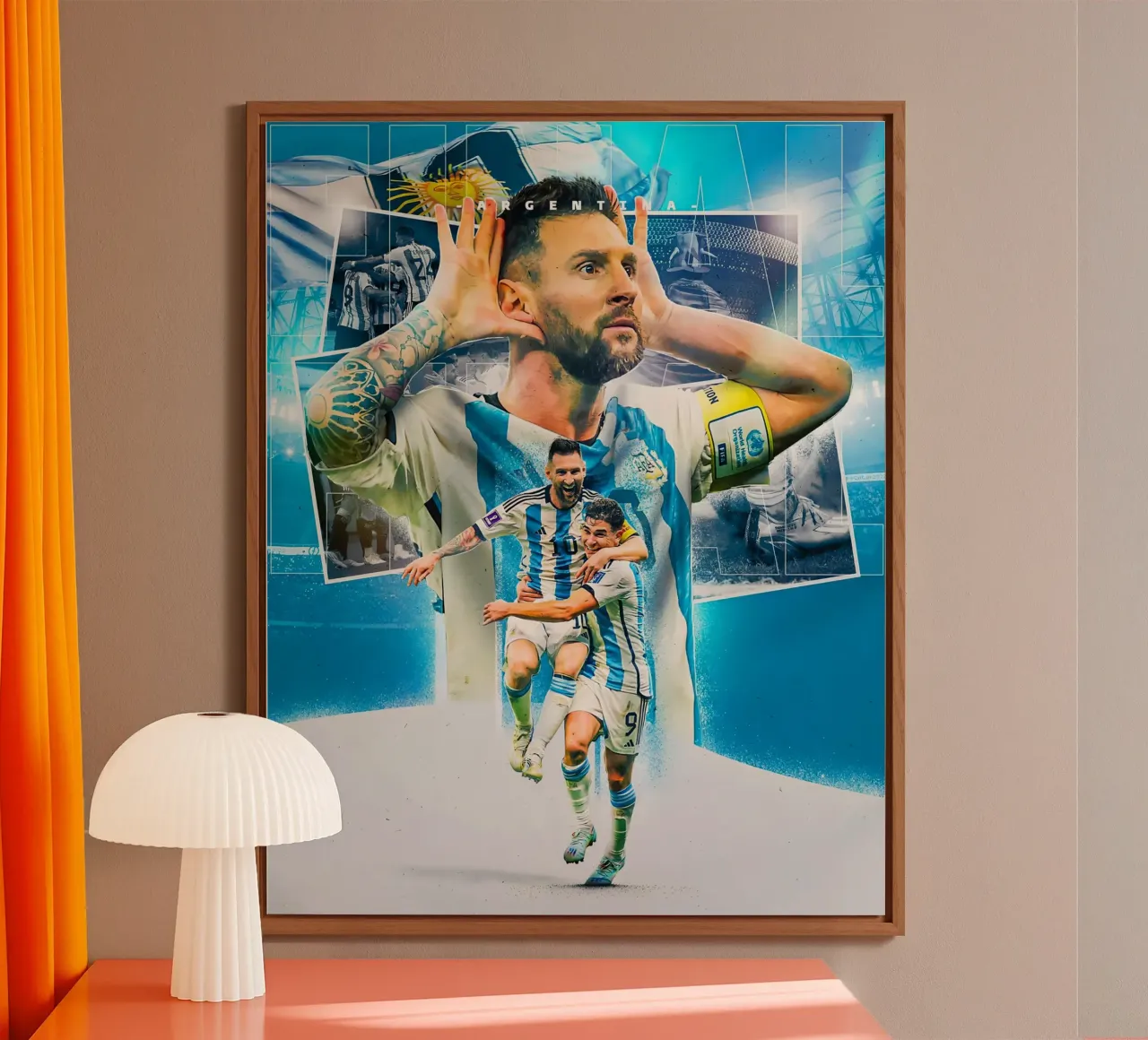 Lionel Messi forex plate by Indah Creative