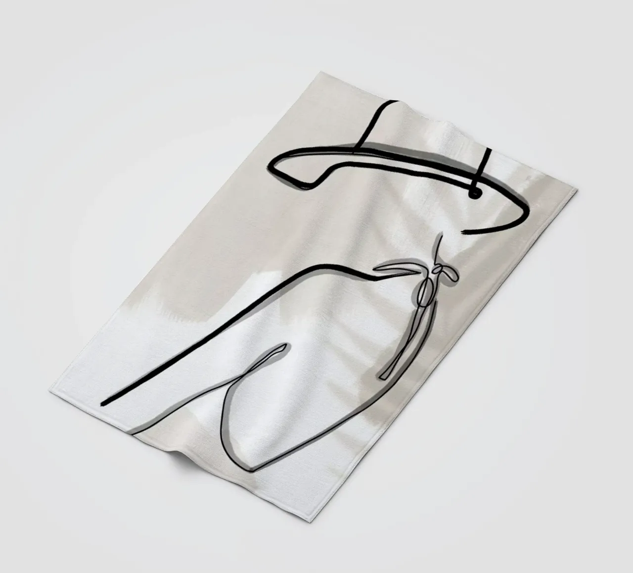 Summer Lines No. 1 coperta in pile da KRUTH DESIGN