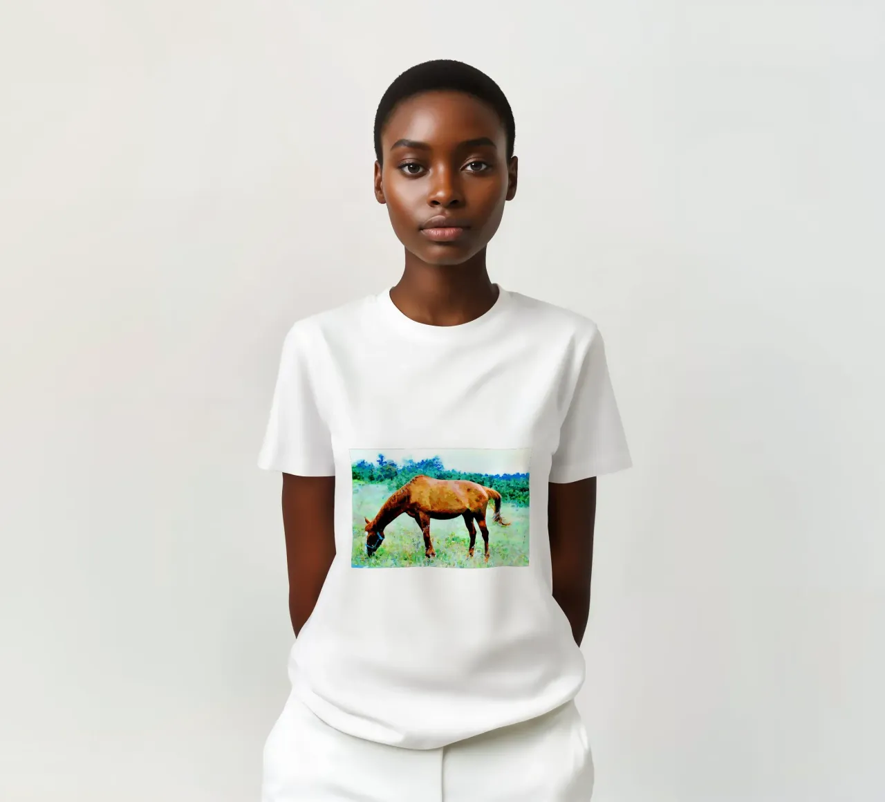 Horse t-shirt by Massimo Frascogna
