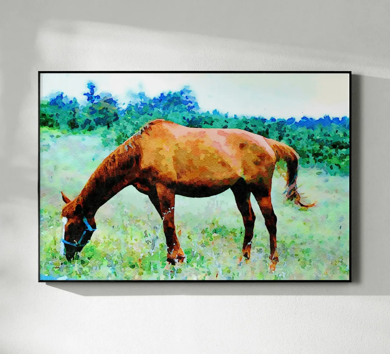 Pferd Acryl-Glas von Massimo Frascogna