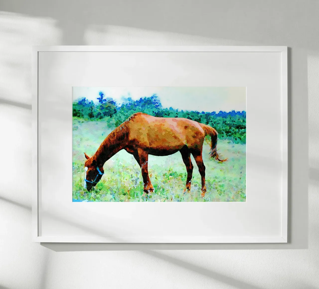 Horse hahnemühle by Massimo Frascogna