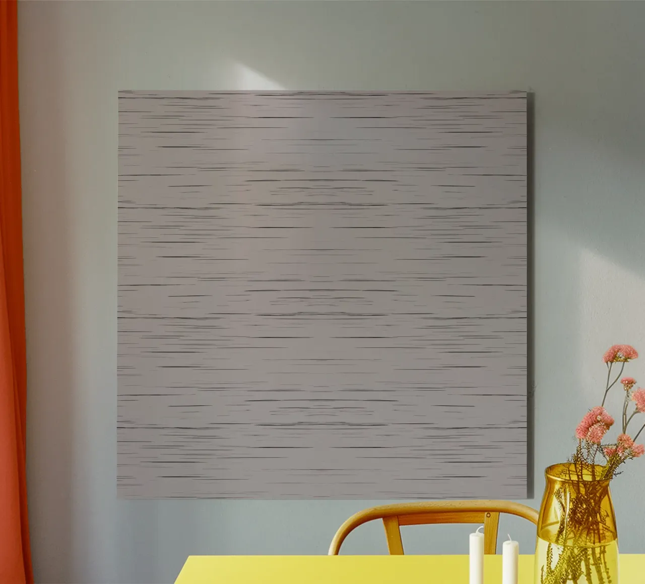 Meteor Stripes Taupe alluminio dibond da SilverPegasus