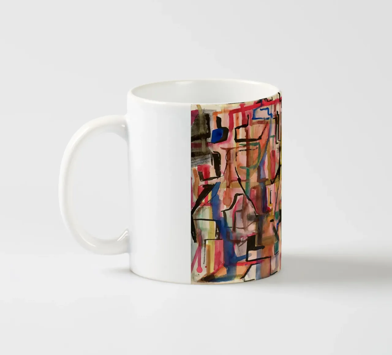 Forme umane tazza in ceramica da Massimo Frascogna