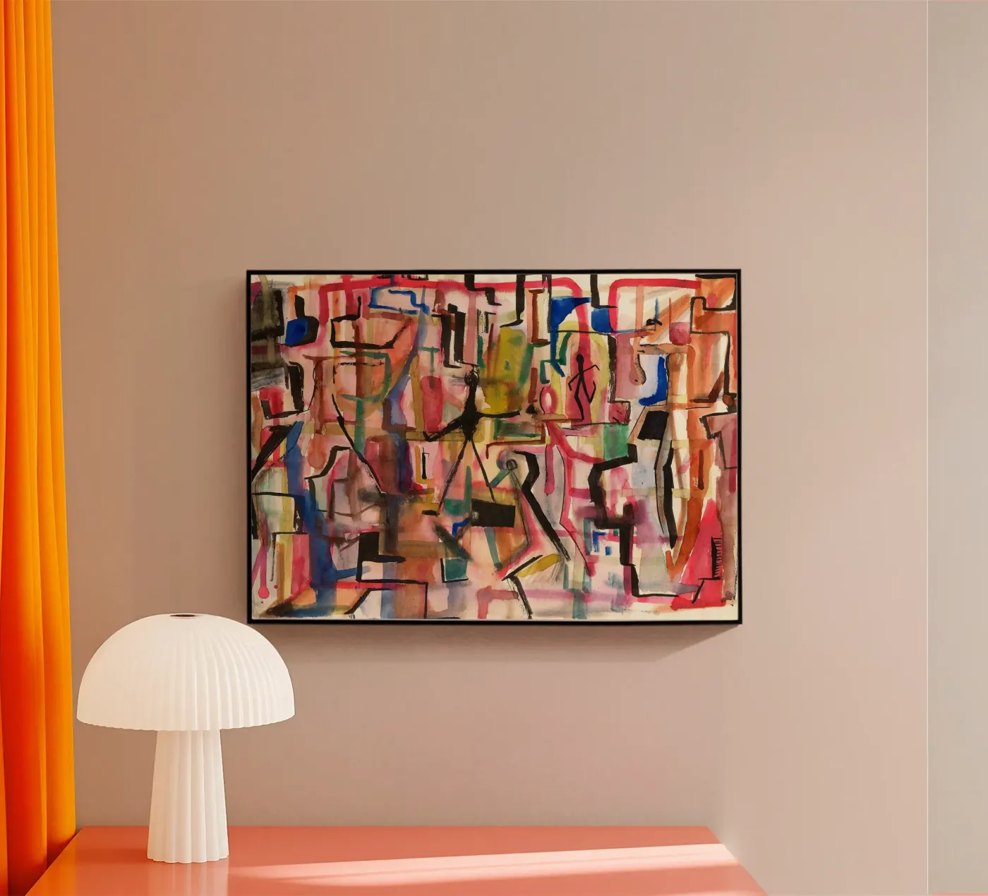 Human shapes Acryl-Glas von Massimo Frascogna