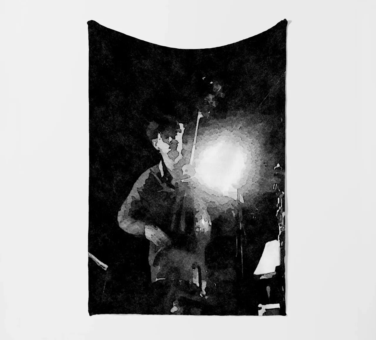 Jazz fleece blanket by Massimo Frascogna