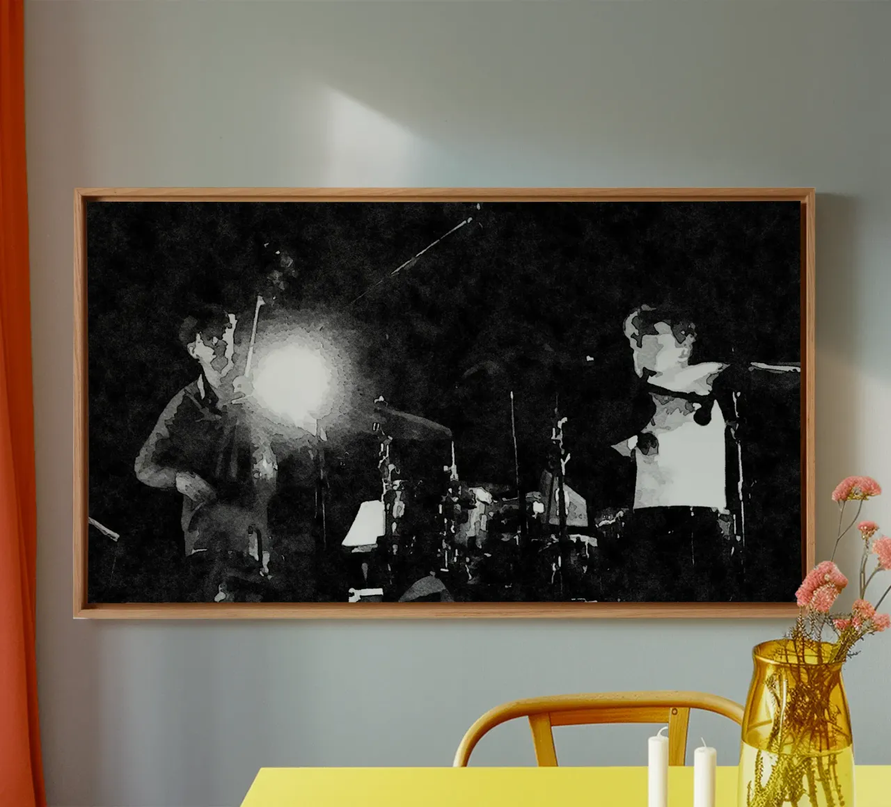 Jazz canvas by Massimo Frascogna