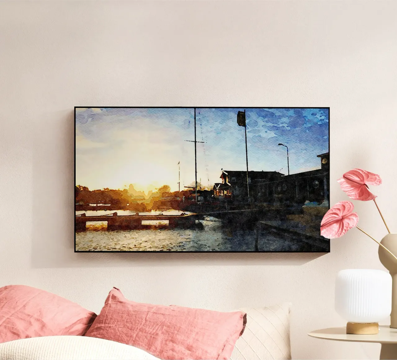 Marina acrylic glass by Massimo Frascogna