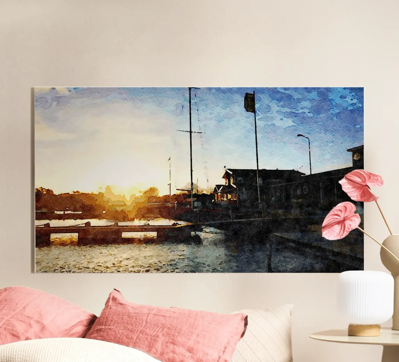 Marina acrylic glass by Massimo Frascogna