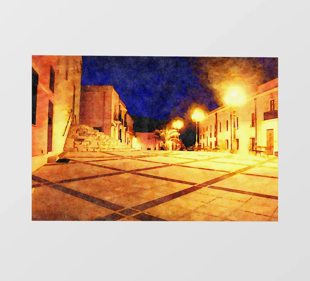 Di notte telo in pvc da Massimo Frascogna