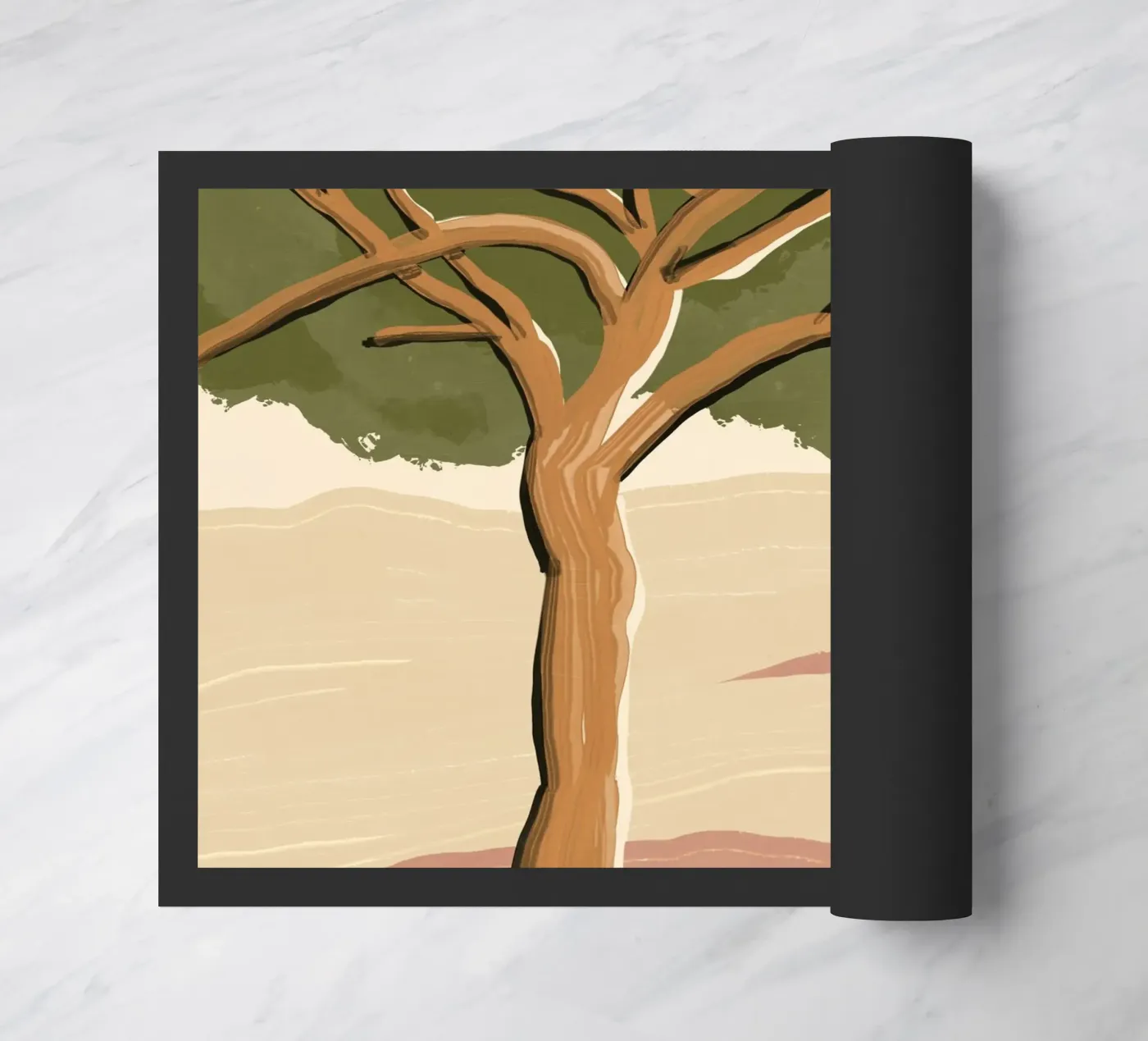 Bomen deurmat van Little Dean