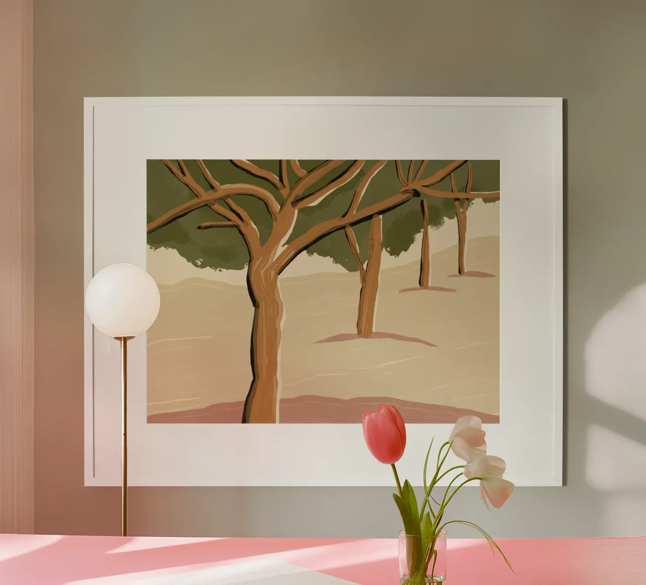 Bomen poster van Little Dean