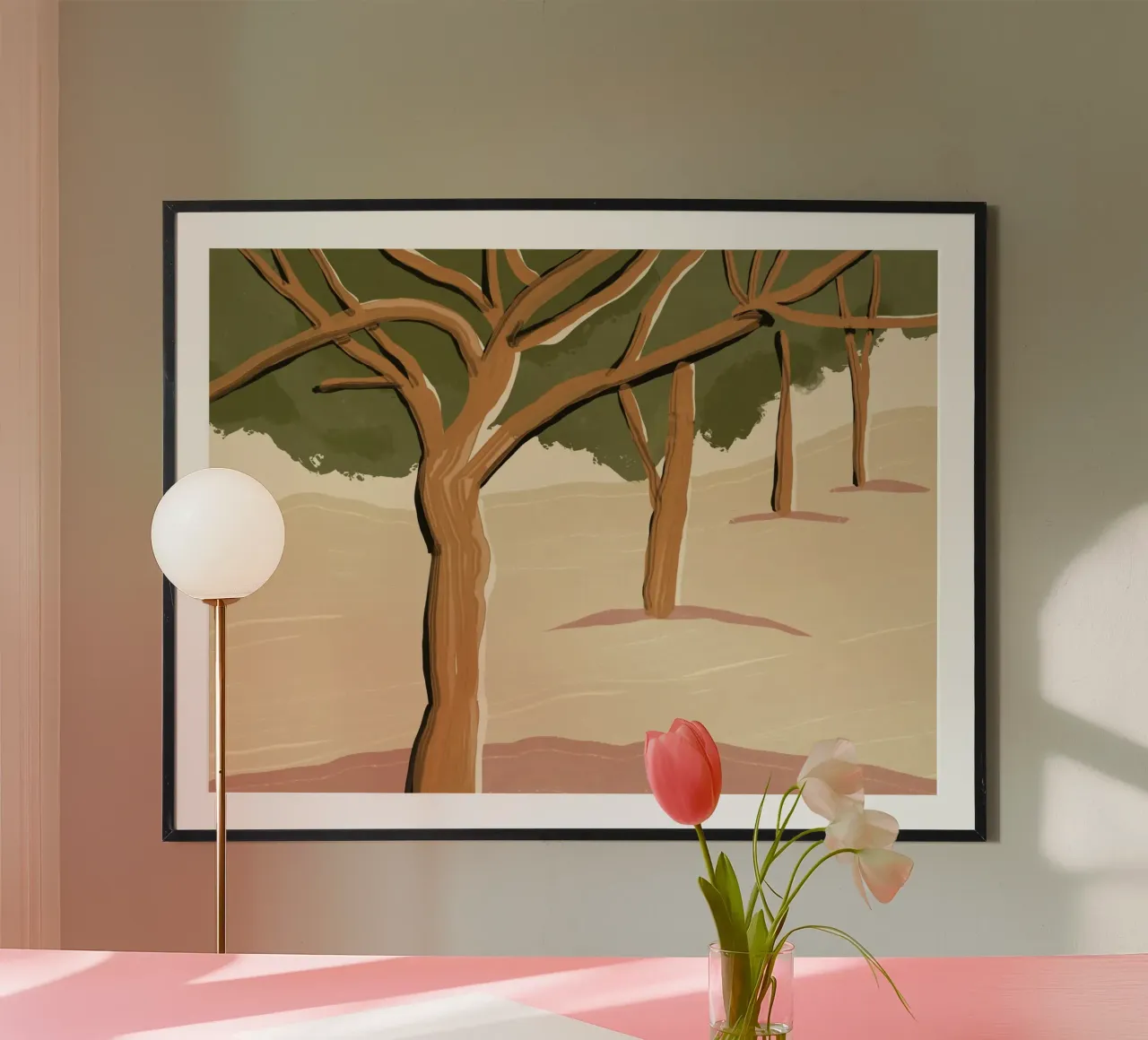 Bomen poster van Little Dean