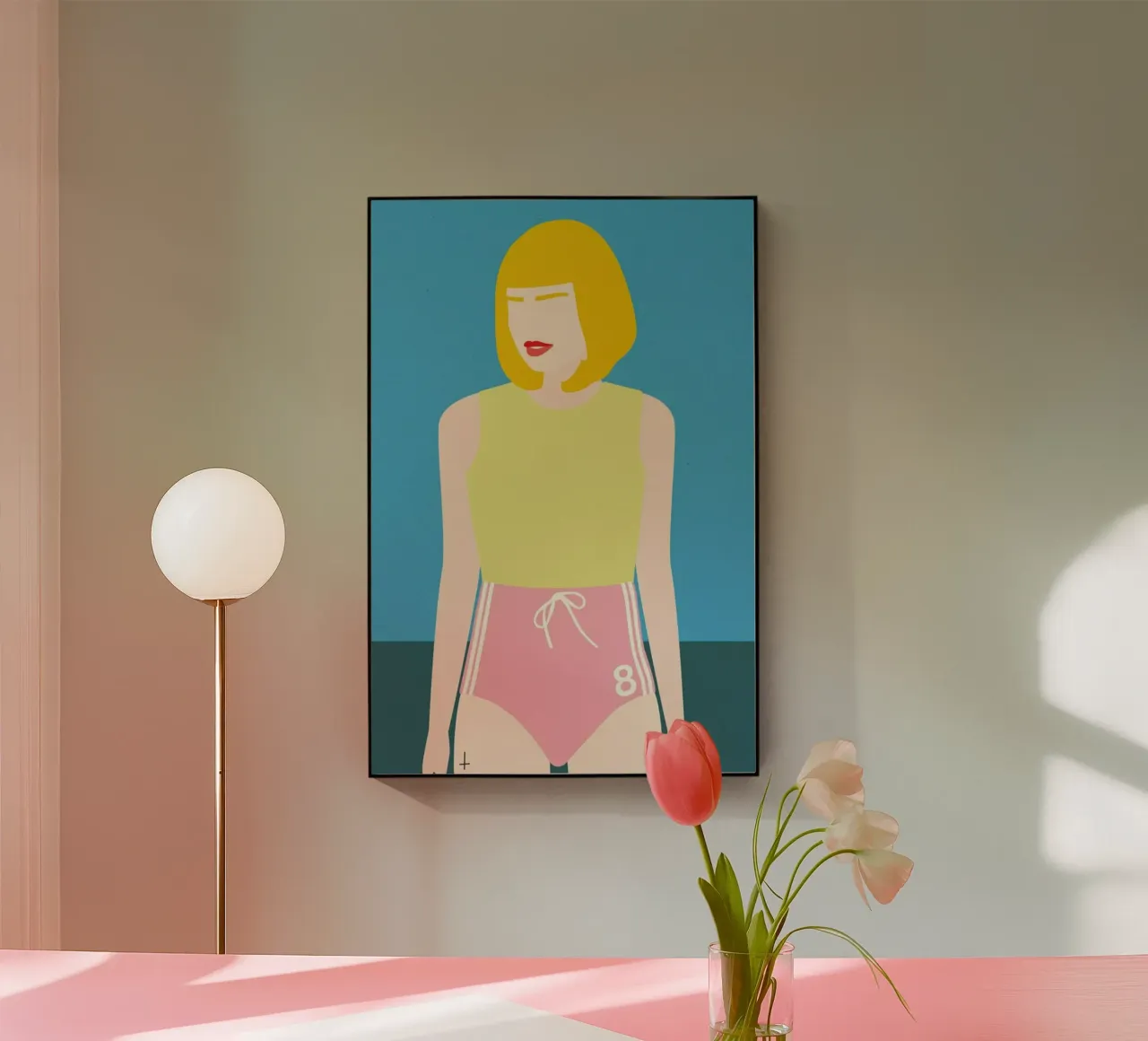 Runner Girl plexiglass da Rosi Feist