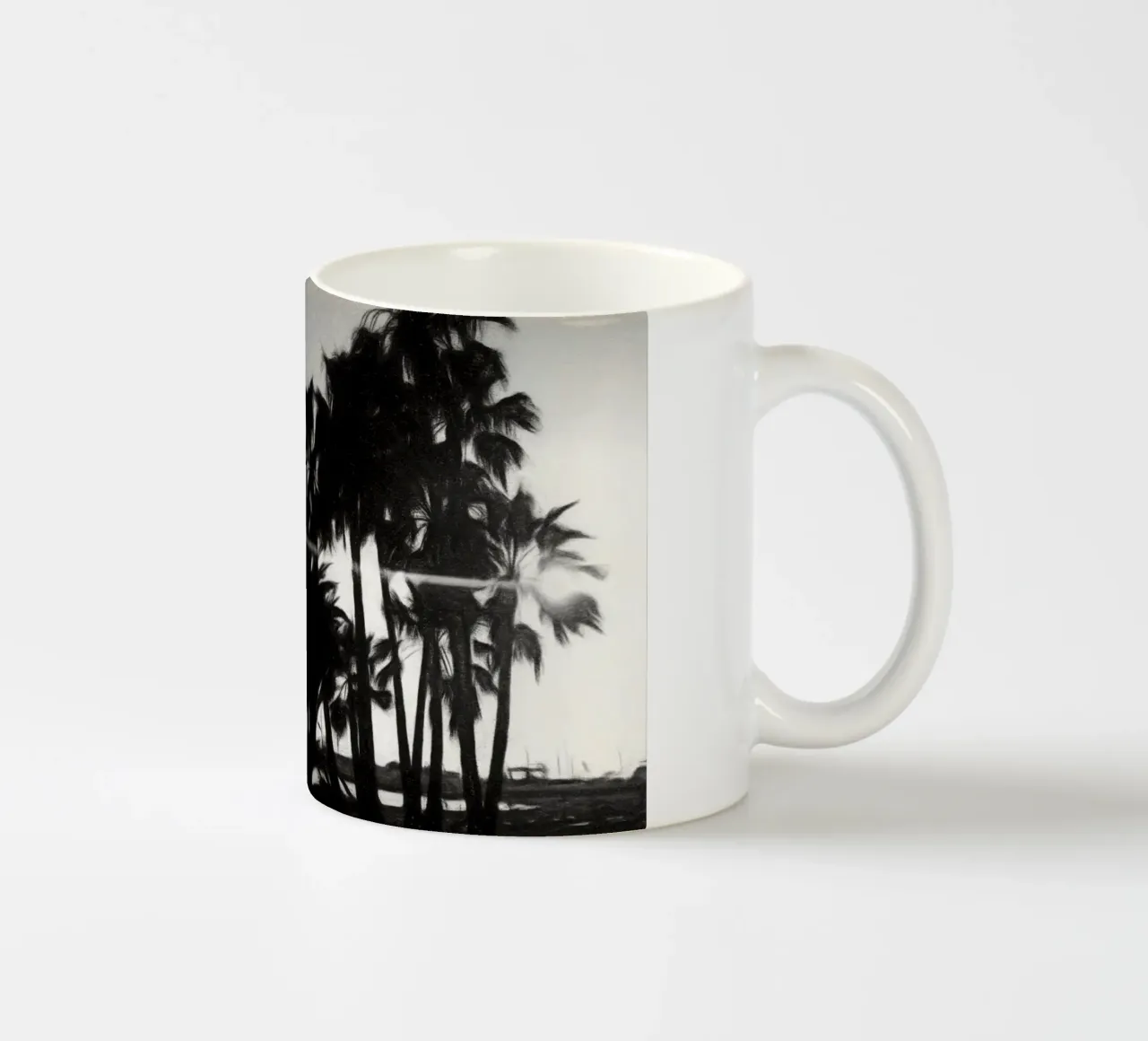 Palme tazza in ceramica da Massimo Frascogna