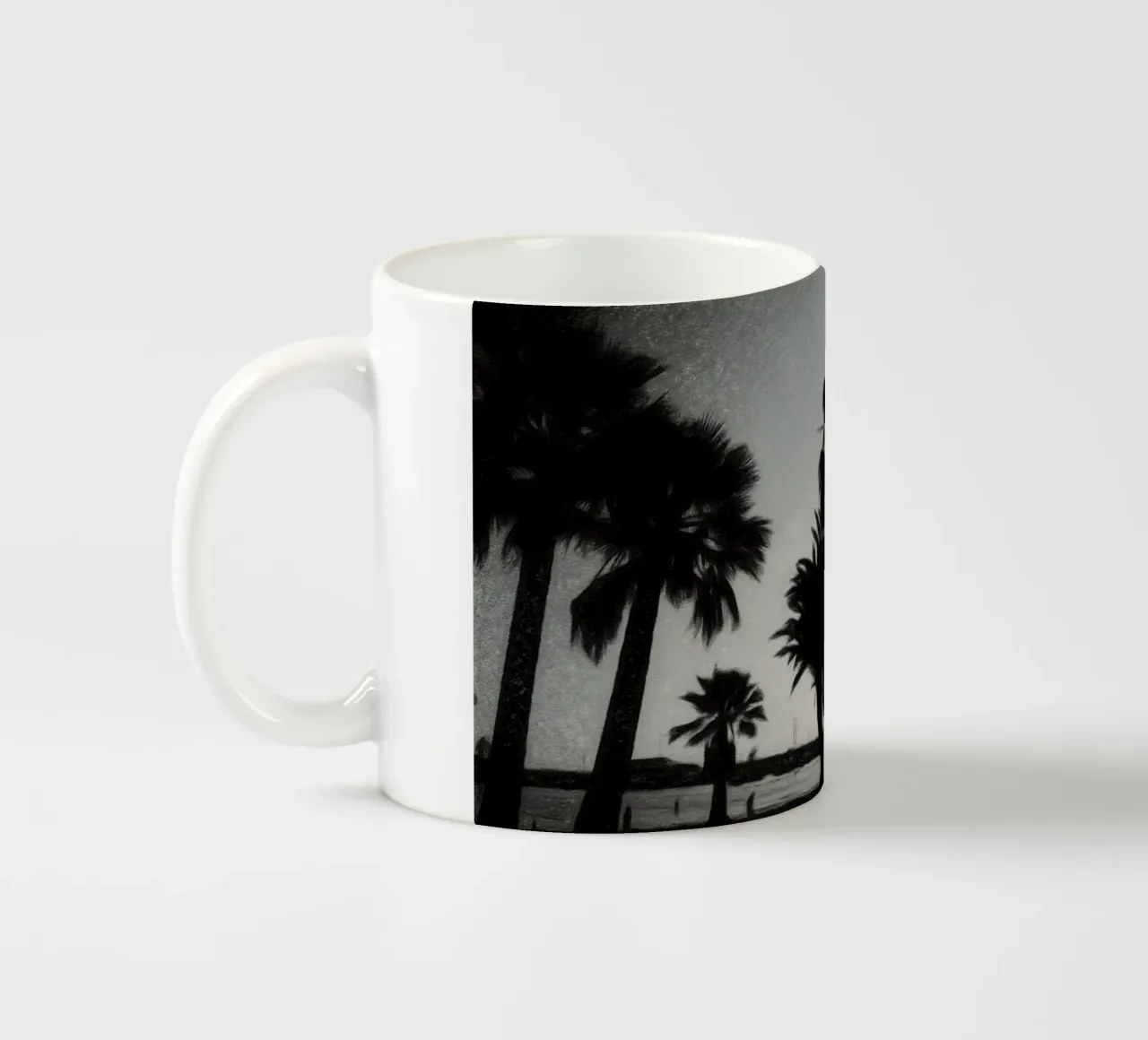 Palme tazza in ceramica da Massimo Frascogna