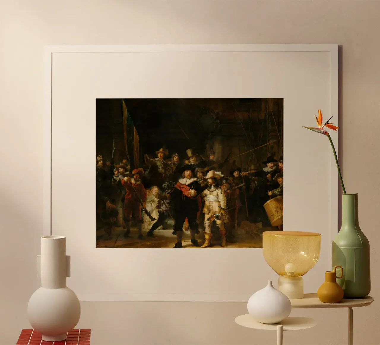 Rembrandt - La ronda di notte (1642) carta hahnemühle da Wirla