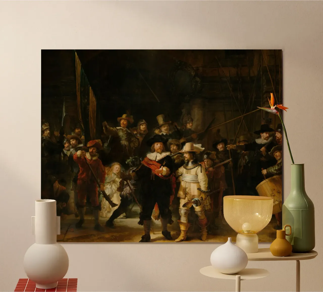 Rembrandt - La ronda di notte (1642) carta hahnemühle da Wirla
