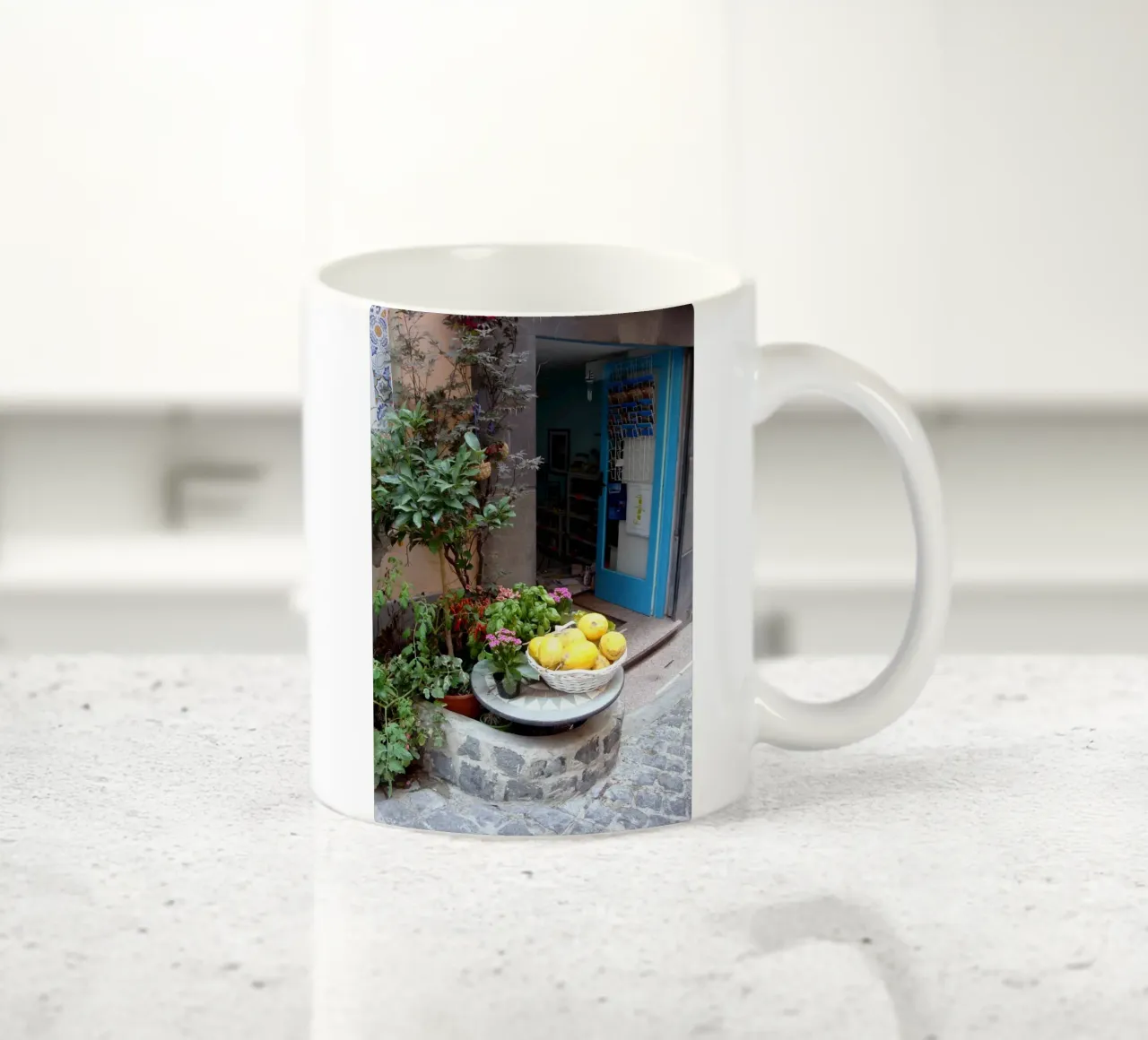 Procida ceramic mug by Massimo Frascogna