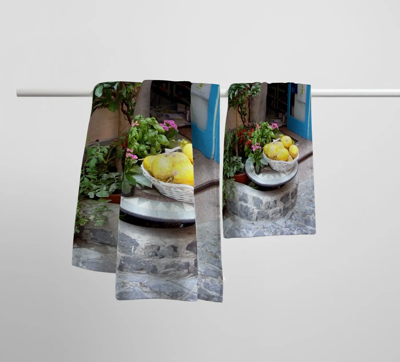 Procida asciugamano da bagno da Massimo Frascogna