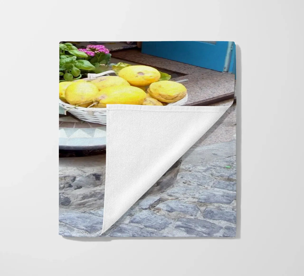 Procida beach towel by Massimo Frascogna