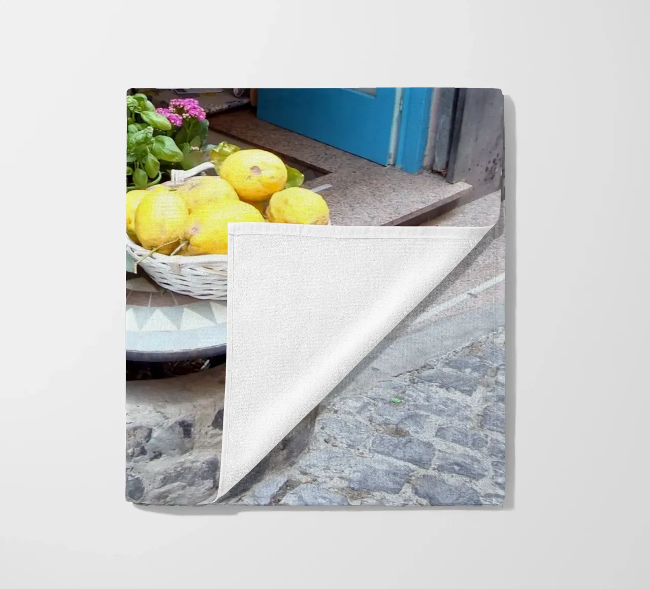 Procida beach towel by Massimo Frascogna