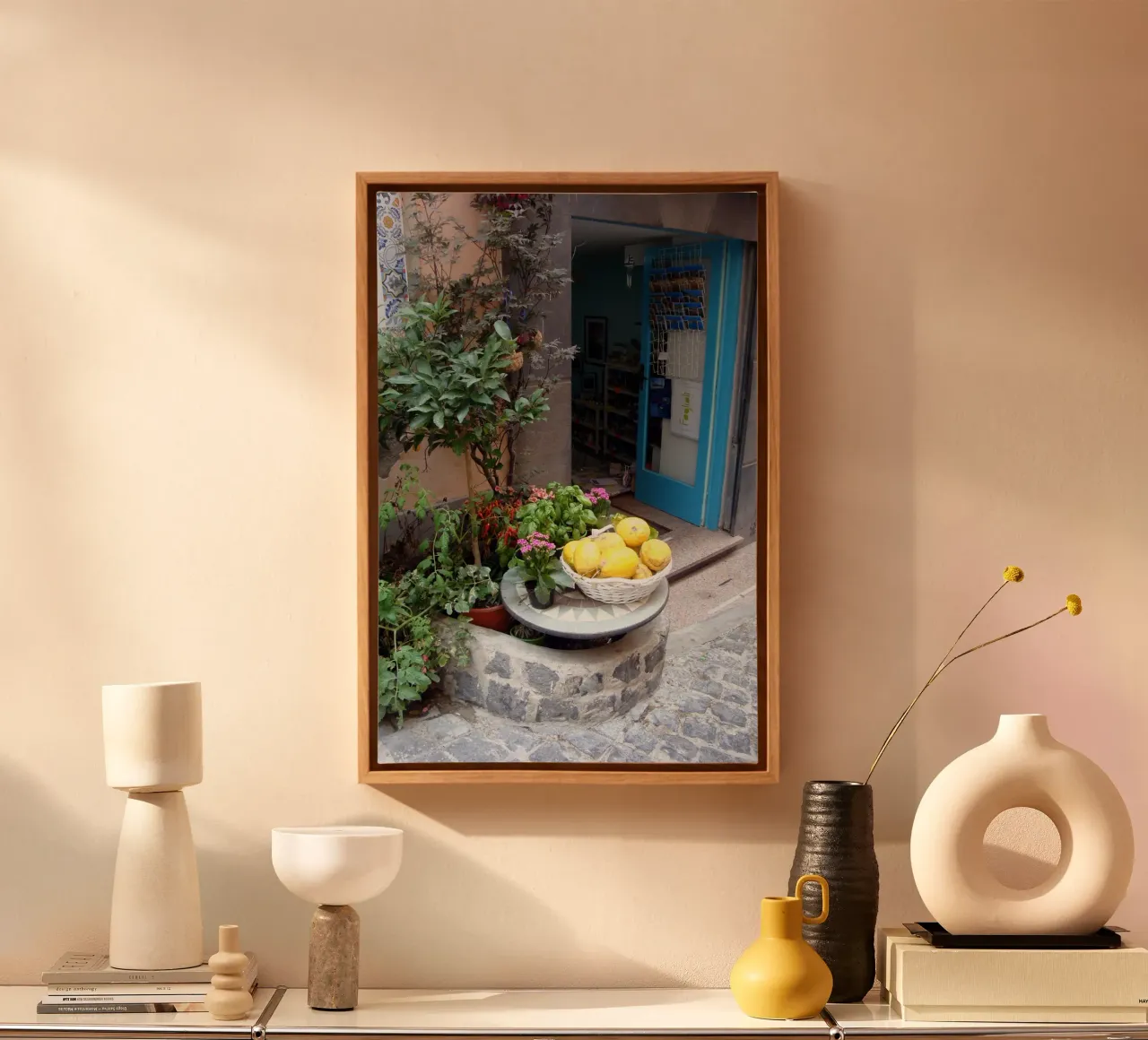 Procida canvas van Massimo Frascogna