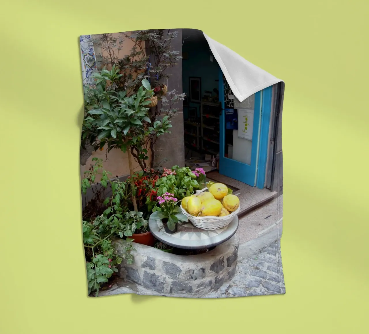 Procida Fleecedecke von Massimo Frascogna