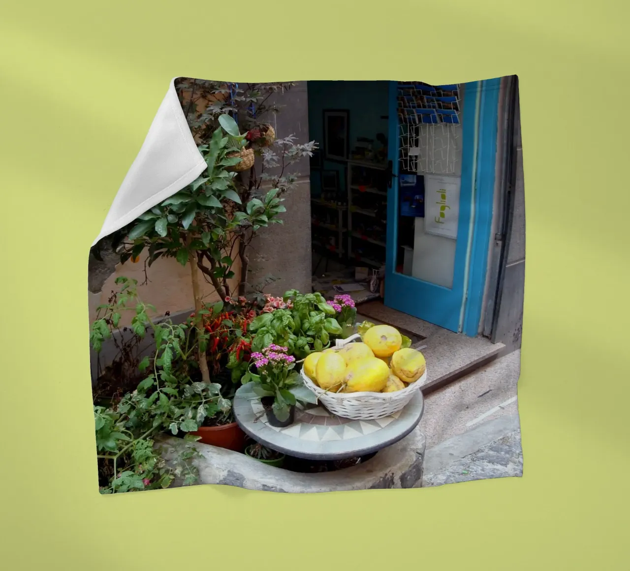 Procida Fleecedecke von Massimo Frascogna