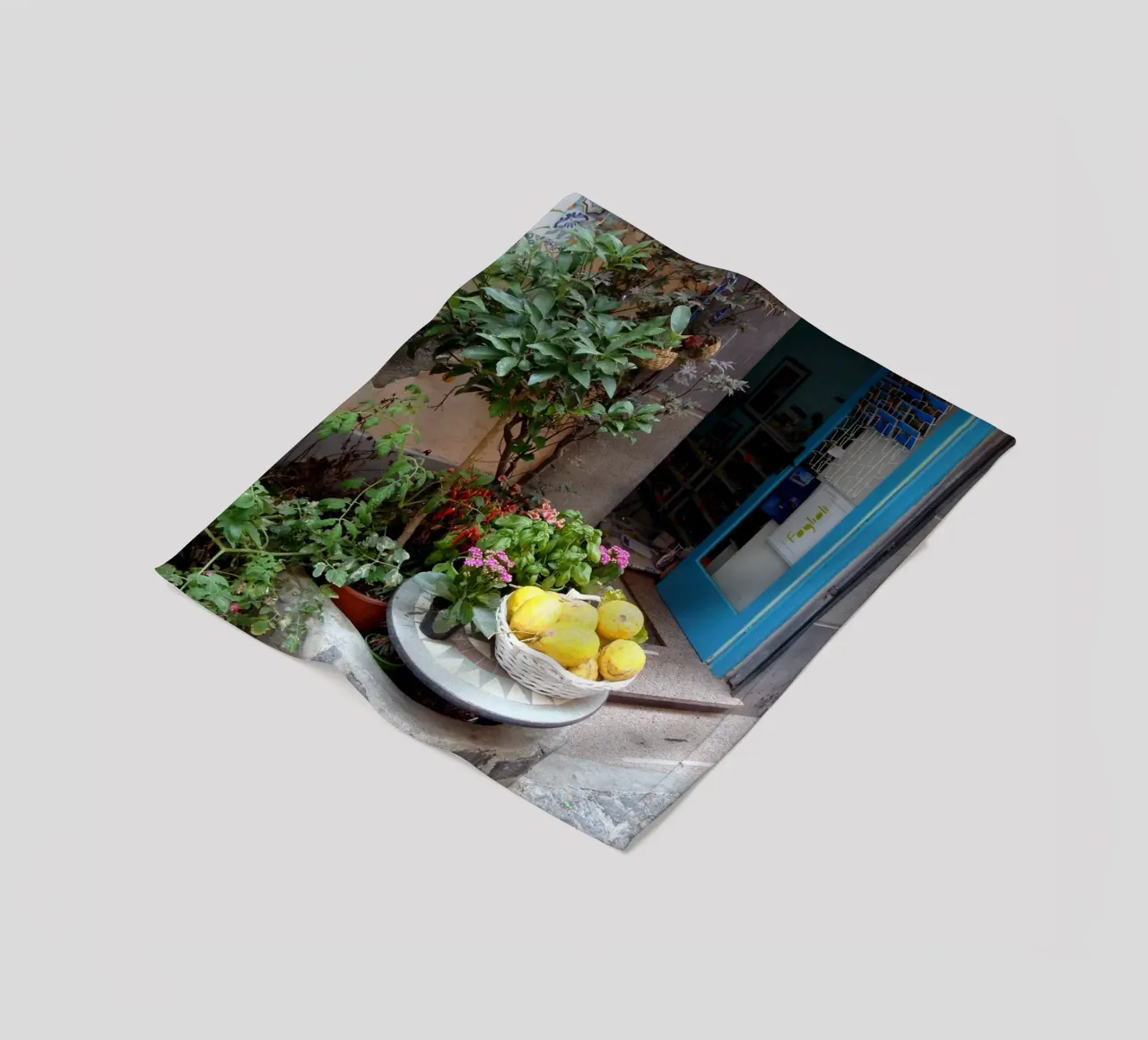 Procida Fleecedecke von Massimo Frascogna