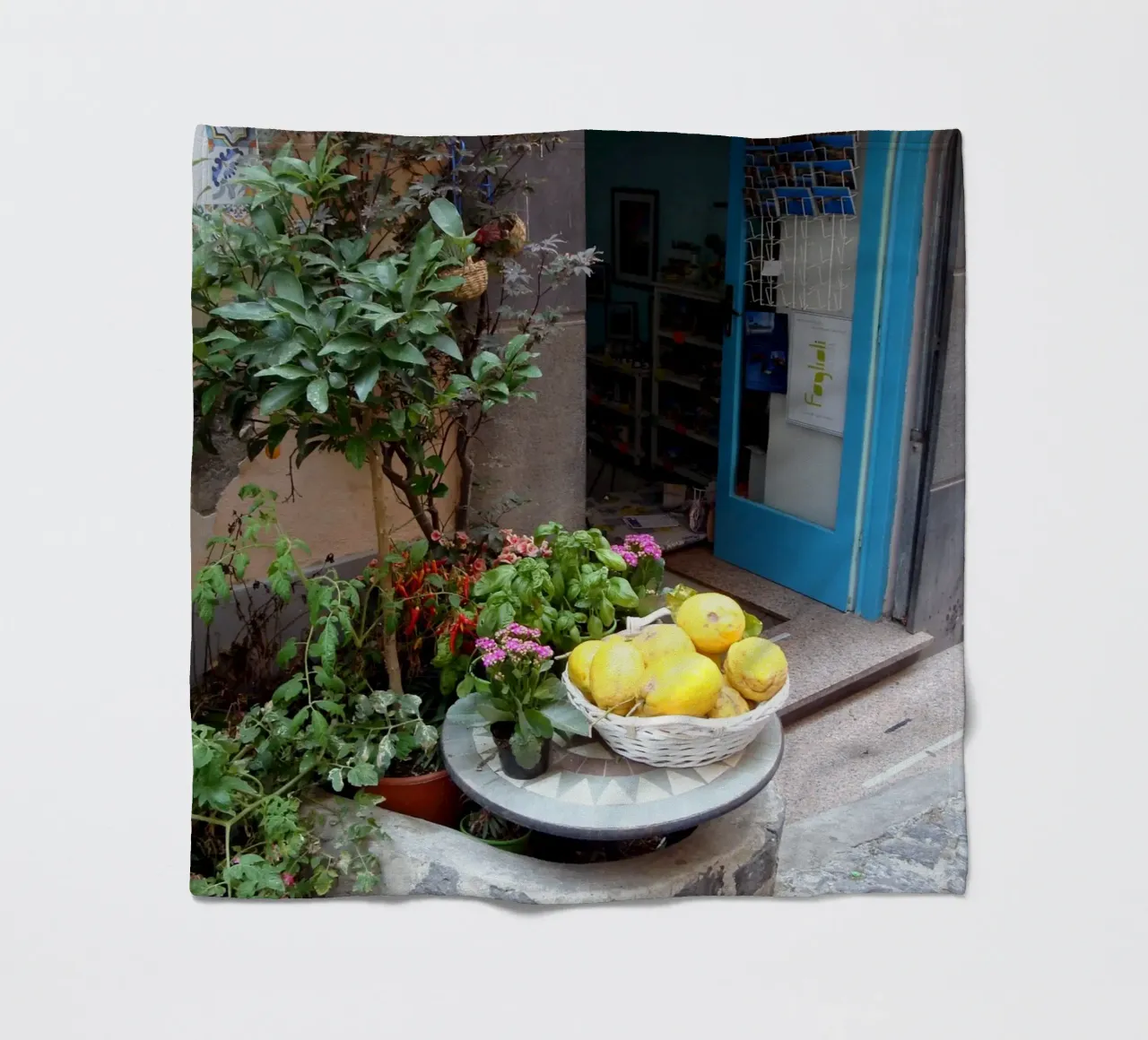 Procida Fleecedecke von Massimo Frascogna