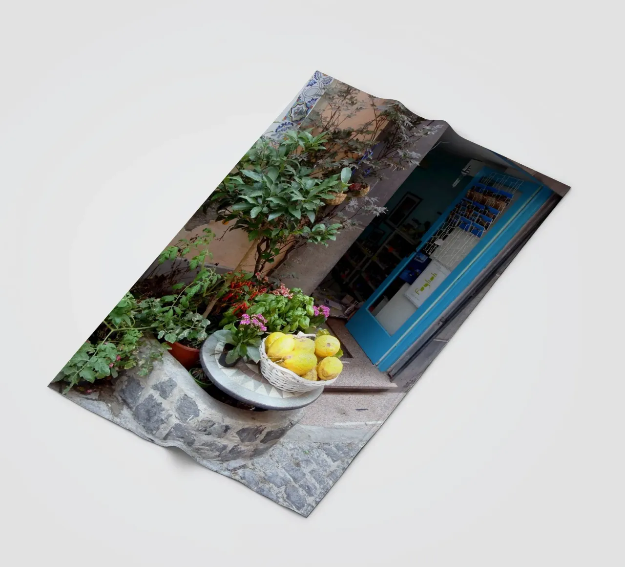 Procida Fleecedecke von Massimo Frascogna