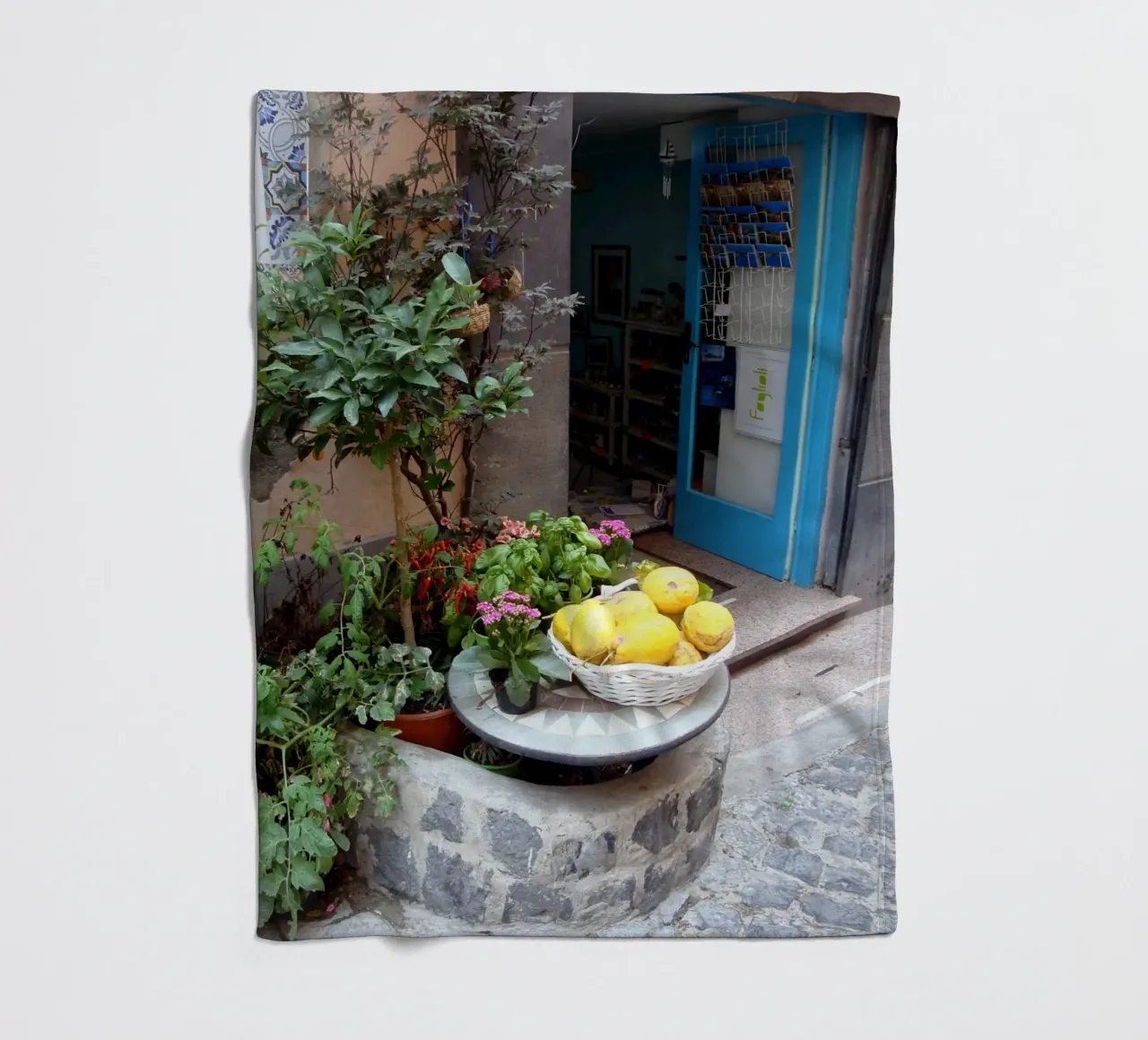 Procida Fleecedecke von Massimo Frascogna