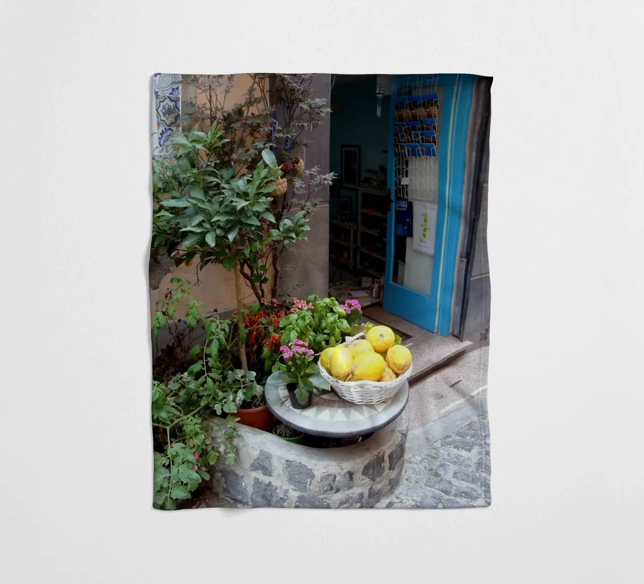 Procida Fleecedecke von Massimo Frascogna