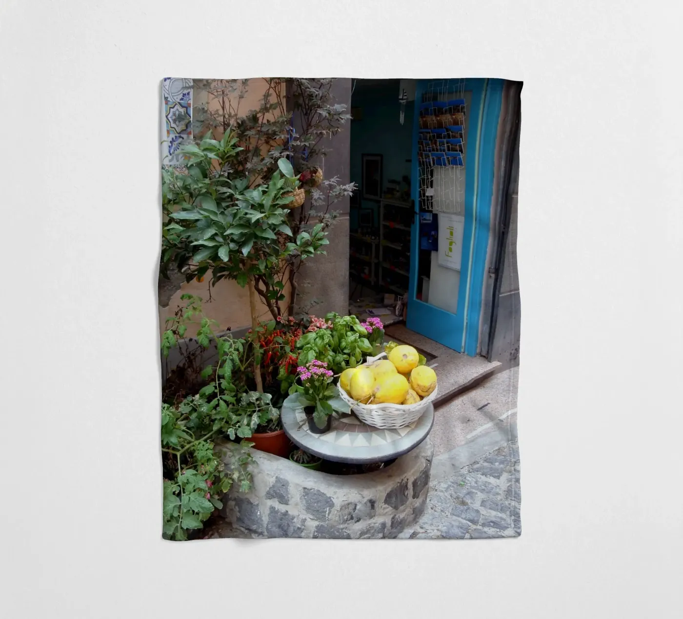 Procida Fleecedecke von Massimo Frascogna