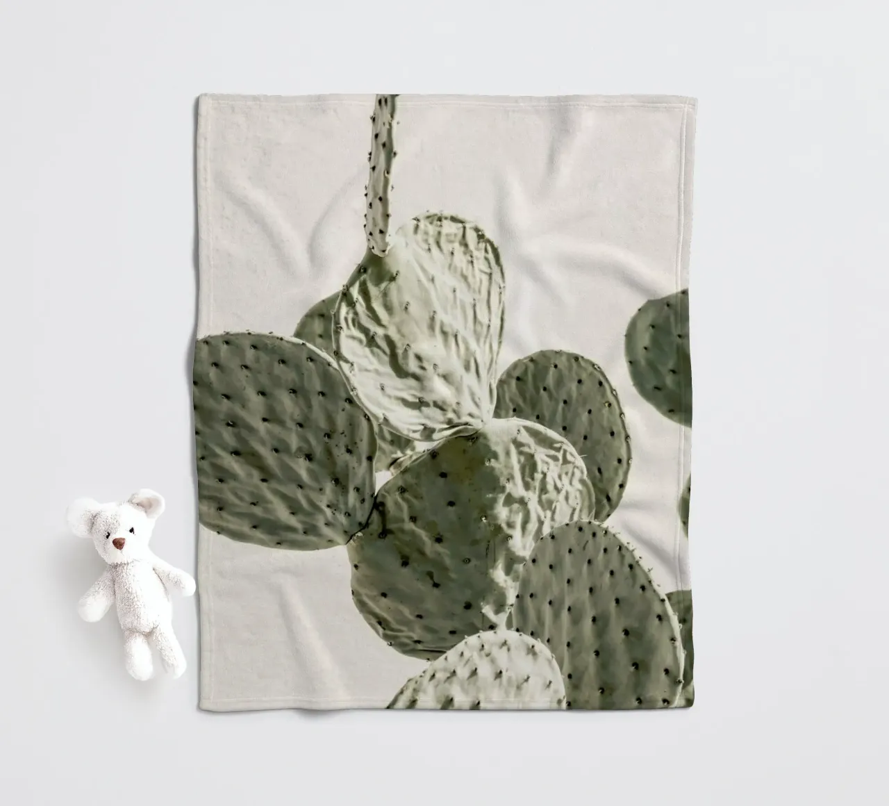 Mexi Catus 02 fleece blanket by Shot By Clint