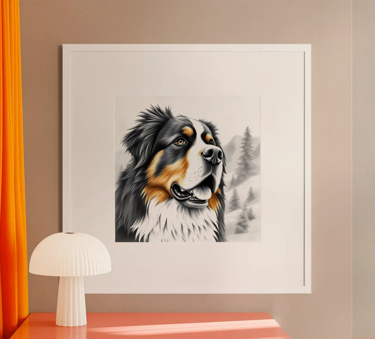 Bellissimo cane da montagna bernese #34 poster da Yumis.Beargang.and.Me
