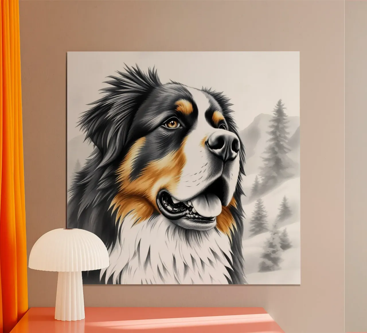 Bellissimo cane da montagna bernese #34 poster da Yumis.Beargang.and.Me