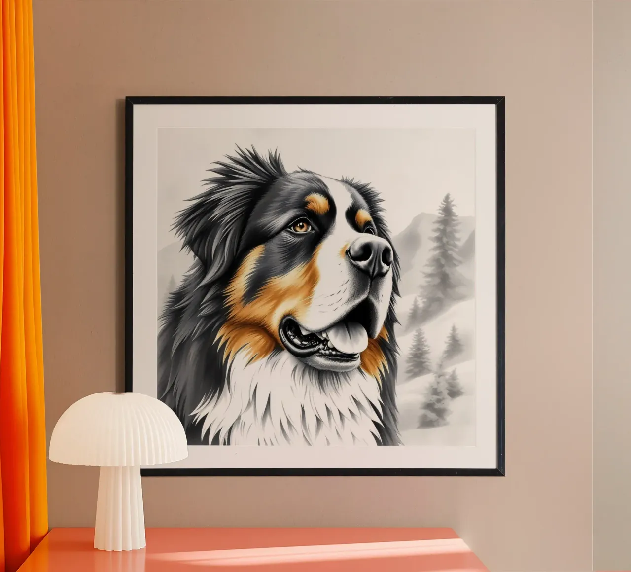 Bellissimo cane da montagna bernese #34 poster da Yumis.Beargang.and.Me