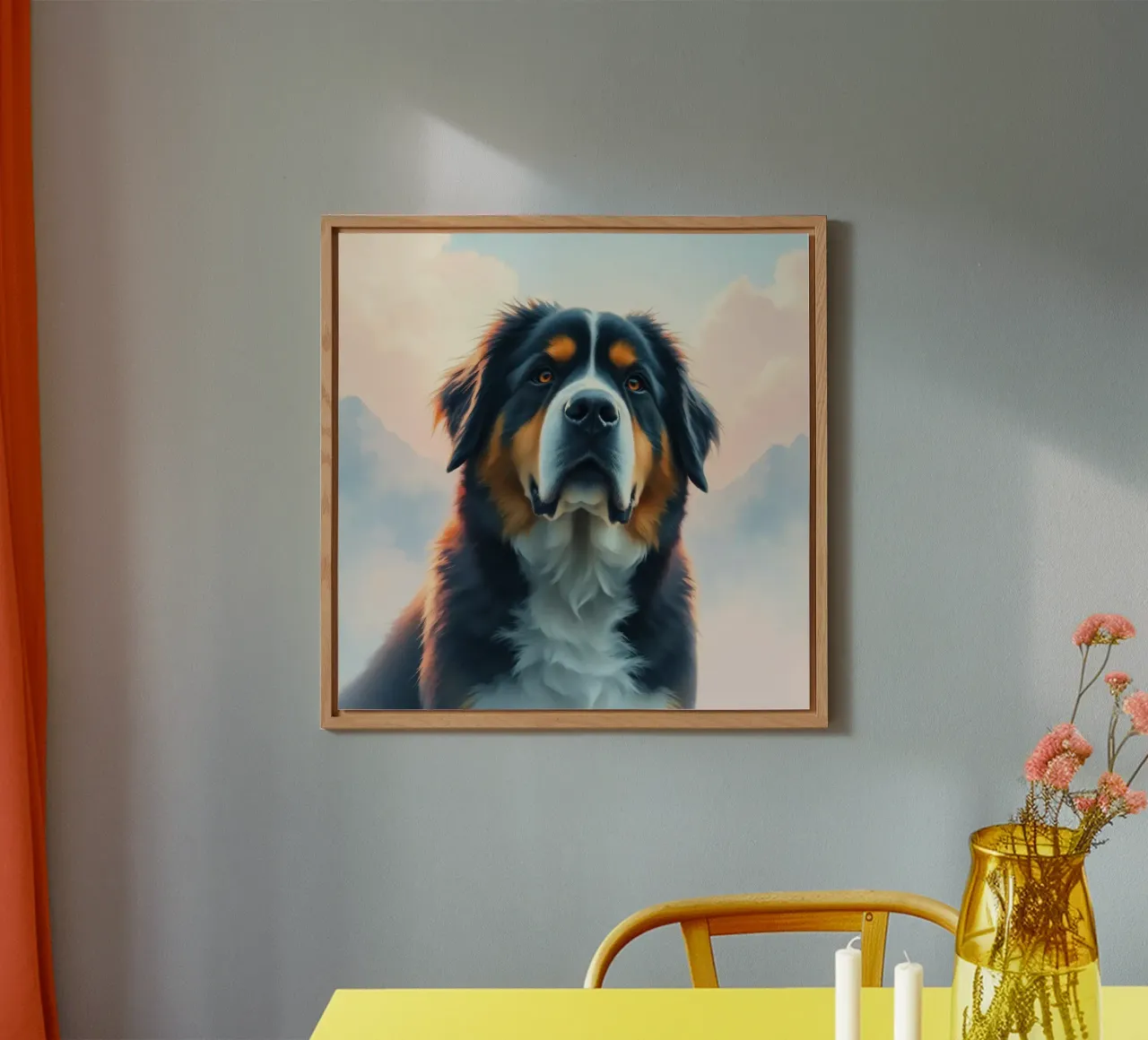Bellissimo cane da montagna bernese #36 alluminio dibond da Yumis.Beargang.and.Me