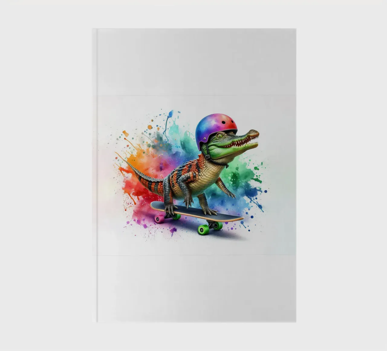 Skating Crocodile notebook by 🎁 ARTVI-SHOP