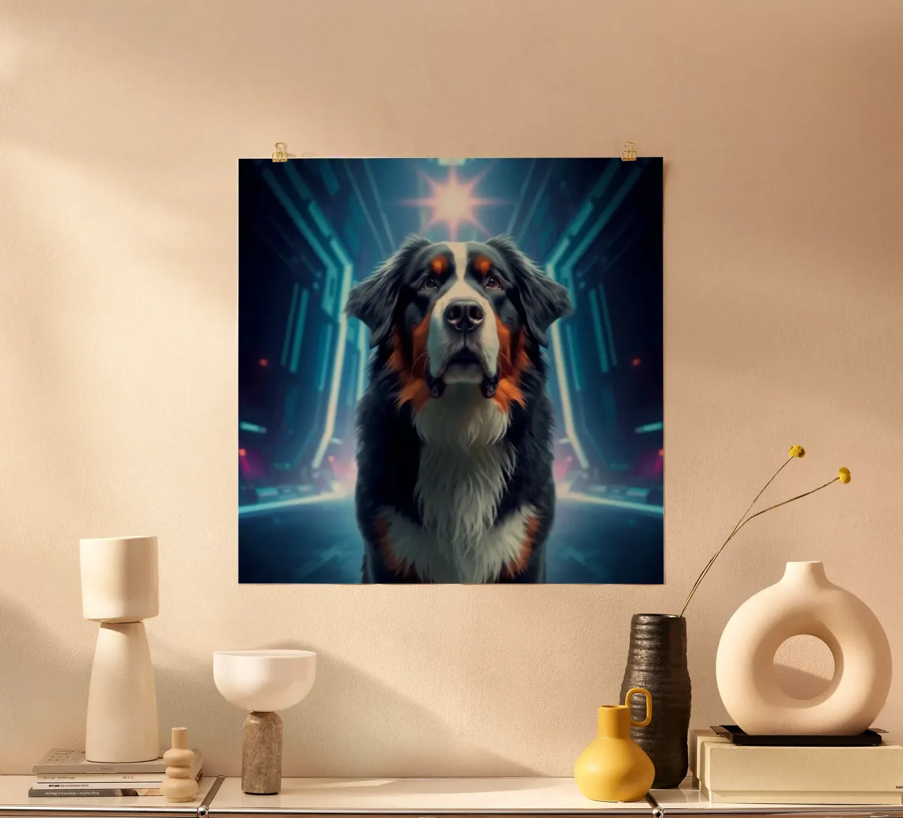 Bellissimo cane da montagna bernese #37 poster da Yumis.Beargang.and.Me