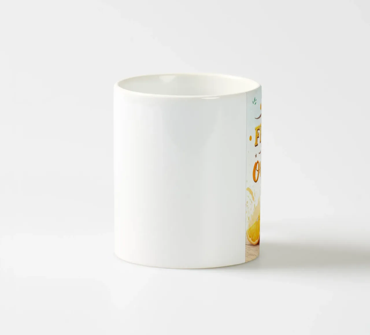 manifesto della mostra di arance fresche tazza in ceramica da ARTVI-SHOP