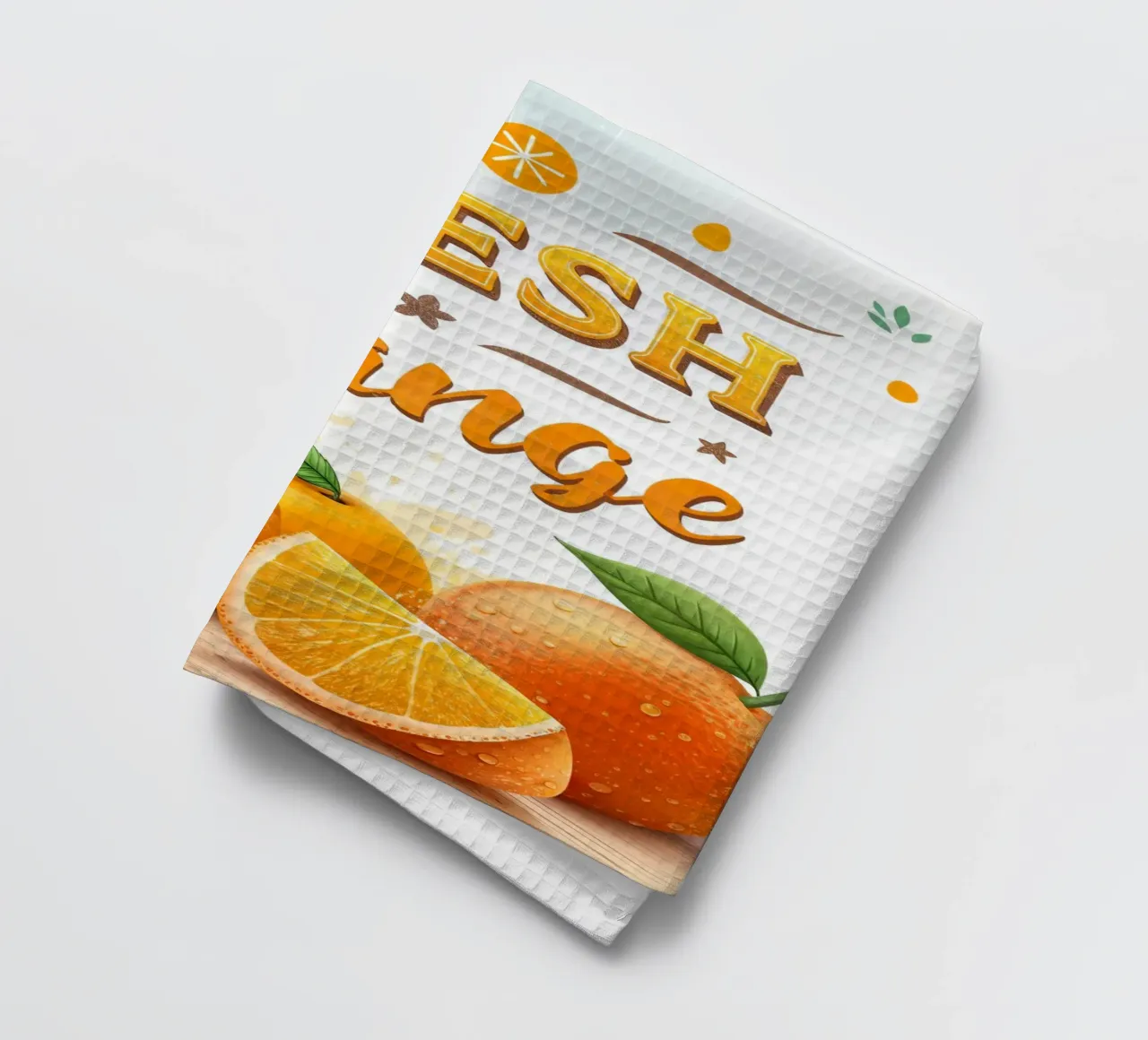 manifesto della mostra di arance fresche canovaccio da cucina da ARTVI-SHOP