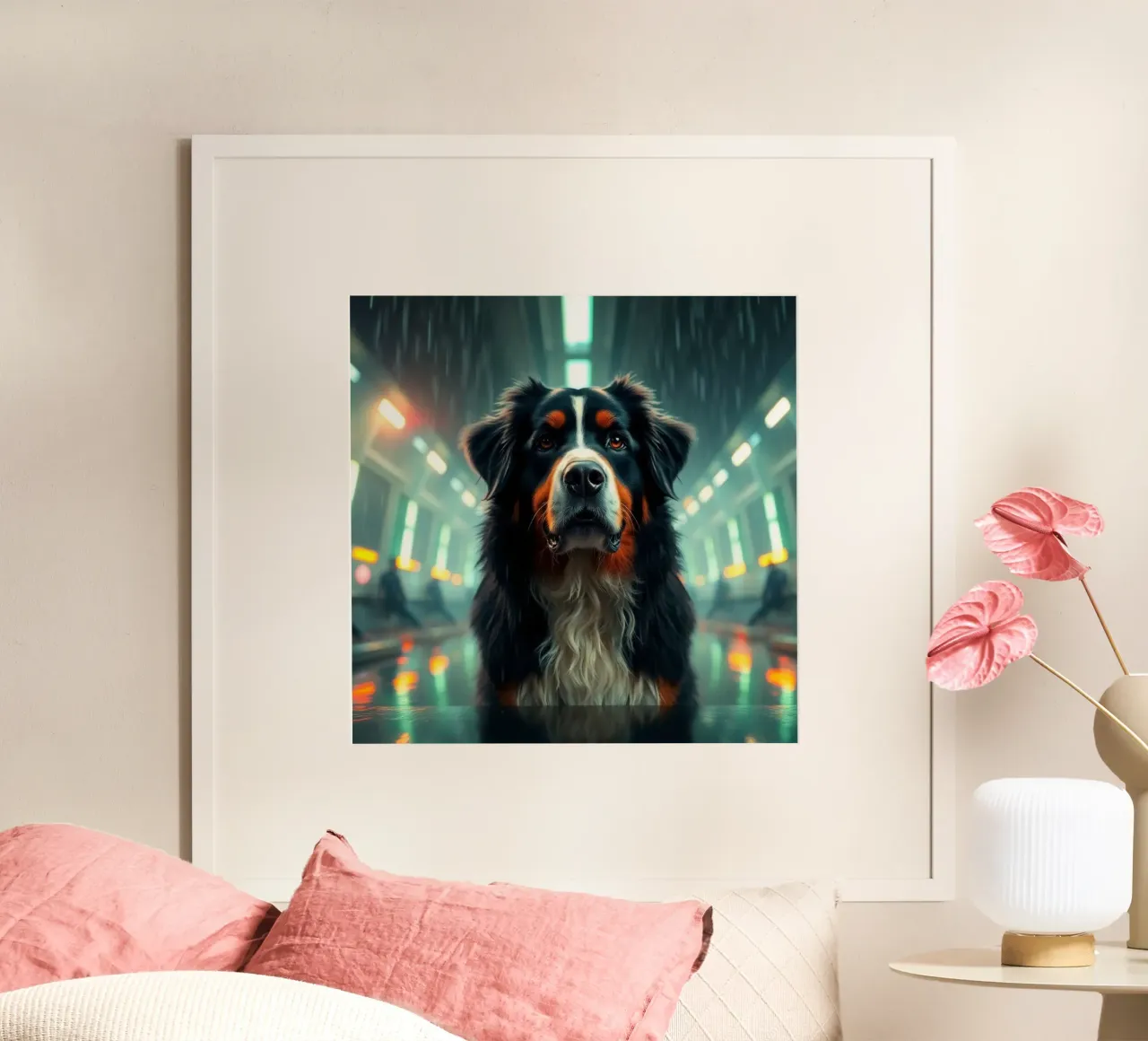 Bellissimo cane da montagna bernese #38 poster da Yumis.Beargang.and.Me