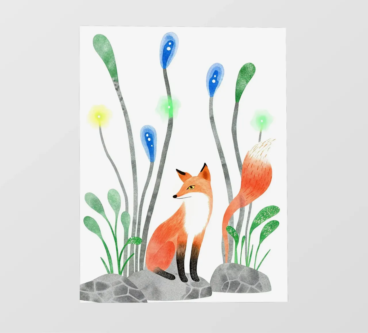 La coda della volpe pellicola backlit da 🐹 BABY ART PRINTS