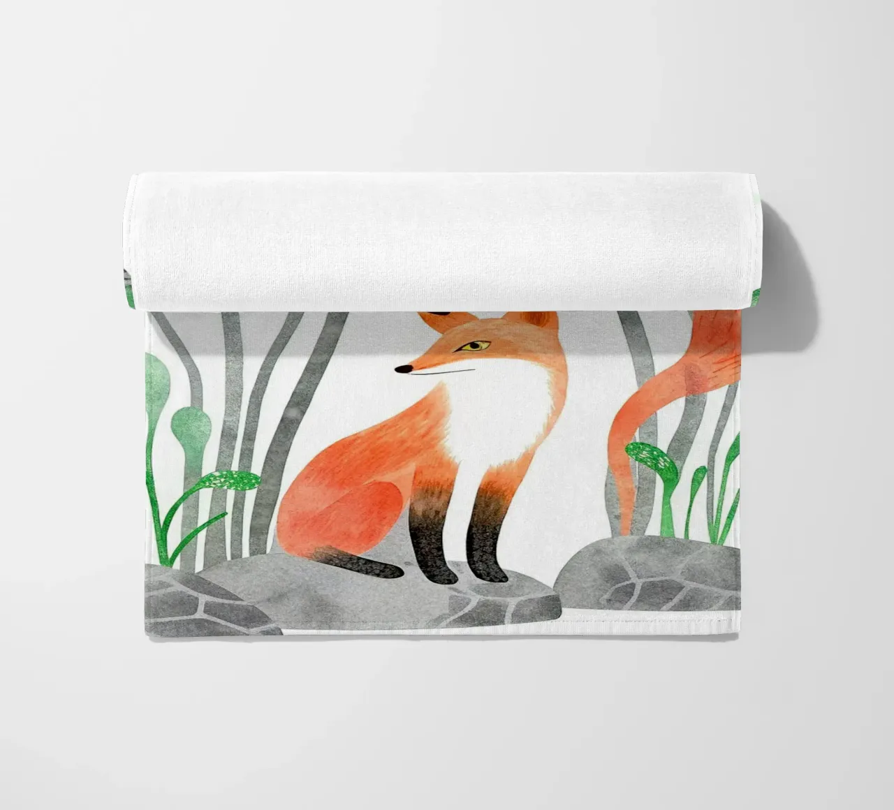 La cola del zorro toalla de playa de 🐹 BABY ART PRINTS